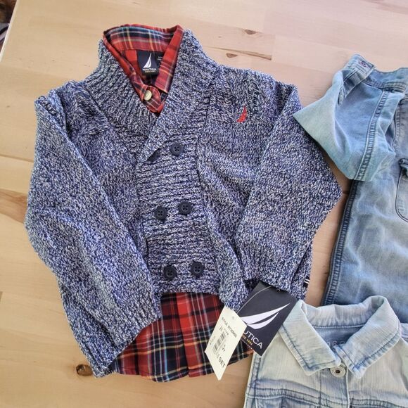 Girls Boys Baby 24M 2T Clothes Bundle - Jeans, Corduroy, Sweater, Vest Gap H&M - Picture 2 of 5